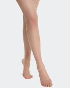 10 Denier Sandal Toe Tights - Pack of 2