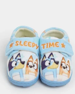 Baby Blue Bluey Slippers (Size 5 Infant-10)