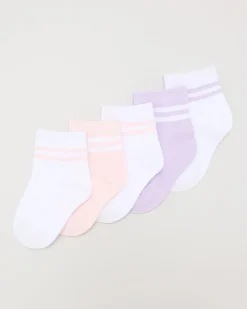 Baby Girl Sports Socks - Pack Of 5