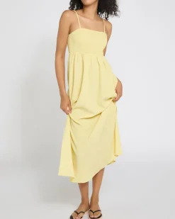 Bandeau Crinkle Dress