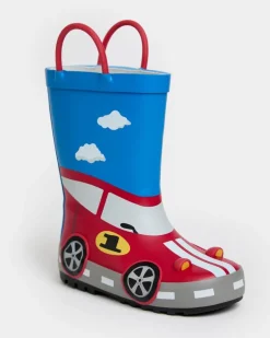Boys 3D Wellies (Size 4 Infant-2)