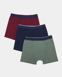 Boys Jersey Trunks - Pack Of 3 (2 - 10 years)