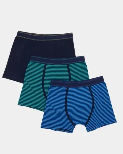 Boys Jersey Trunks - Pack Of 3 - (2-14 Years)