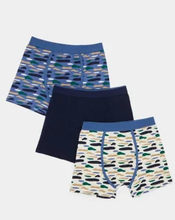 Boys Jersey Trunks - Pack Of 3 (2-14 years)