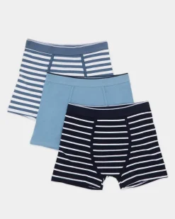 Boys Jersey Trunks - Pack Of 3