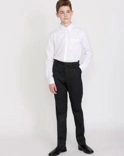 Boys Stretch Slim Leg Trousers (3-17 Years)