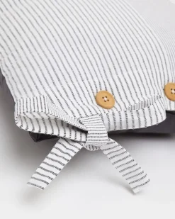 Button Stripe Seat Pad