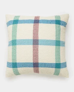 Carolyn Donnelly Eclectic Waffle Check Cushion