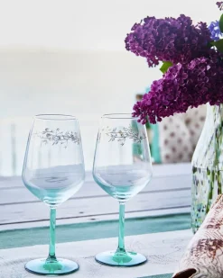 Carolyn Donnelly Eclectic Printed Wine Glass