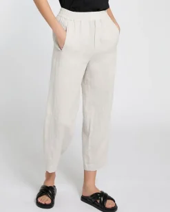 Carolyn Donnelly The Edit Front Seam Linen Trousers
