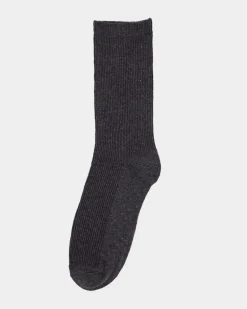 Cotton Rich Rib Crew Socks - Pack Of 5