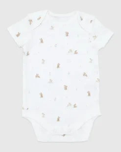 Cotton Short-Sleeved Bodysuits - Pack Of 5 (Newborn-3 Years)