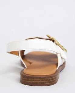 Cross Strap Flat Sandal