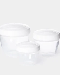 Food Storage Pots (Pack Of 3)