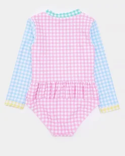 Gingham Swimsuit (6 Months-6 Years)