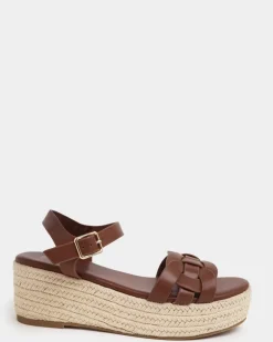 Looped Band Platform Sandals
