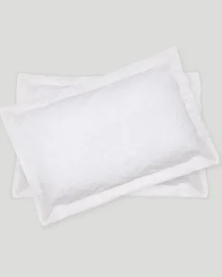 Luxury Leaf Woven Oxford Pillowcase - Pack Of 2