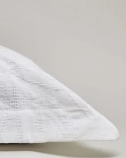 Luxury Leaf Woven Oxford Pillowcase - Pack Of 2