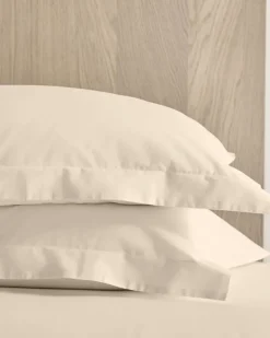 Non Iron Percale Oxford Pillowcase 180 Thread Count - Pack Of 2