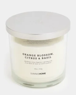 Orange Blossom, Citrus And Basil Two-Wick Scented Candle