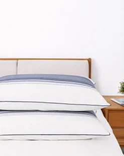 Paul Costelloe Living Blue Stripe Oxford Pillowcase