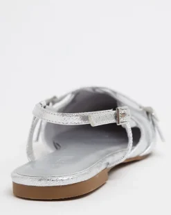 Savida Strappy Slingback Flat Shoe