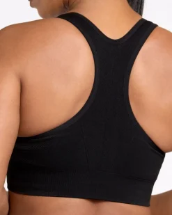 Seamless Ribbed Sports Bra Top