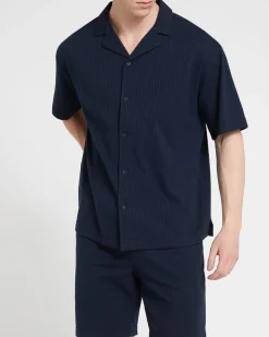 Seersucker Polo Shirt
