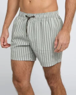 Seersucker Swim Shorts