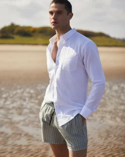 Seersucker Swim Shorts