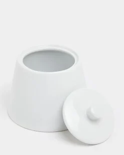 Simply White Sugar Bowl With Lid