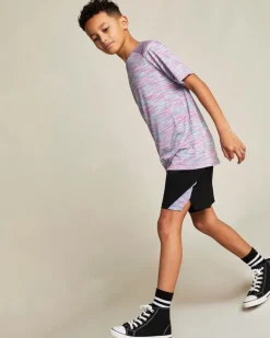 Space Dye Sports Shorts (4-14 Years)
