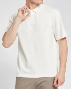 Textured Relaxed Fit Polo