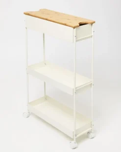 Three Tier Caddy With Bamboo Board