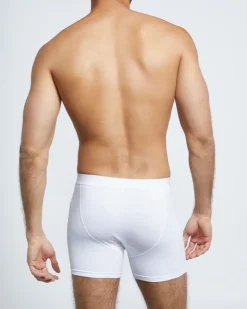 White Cotton Rich Keyhole Trunks - Pack Of 3