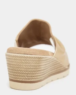 Wide Fit Ruched Front Mule Shoe
